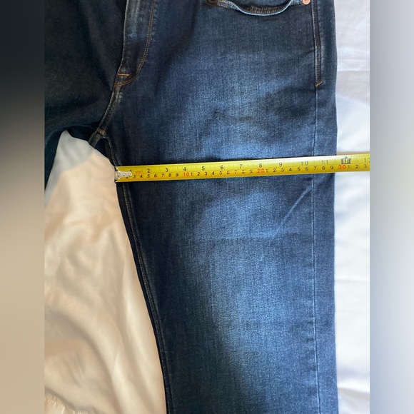 VOLCOM dark blue modern fit slim straight leg stretchy Jeans size 36x 32 - Picture 12 of 14